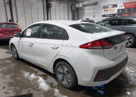2022 Hyundai Ioniq Hybrid Blue from USA, damaged, VIN KMHC65LC5NU284834